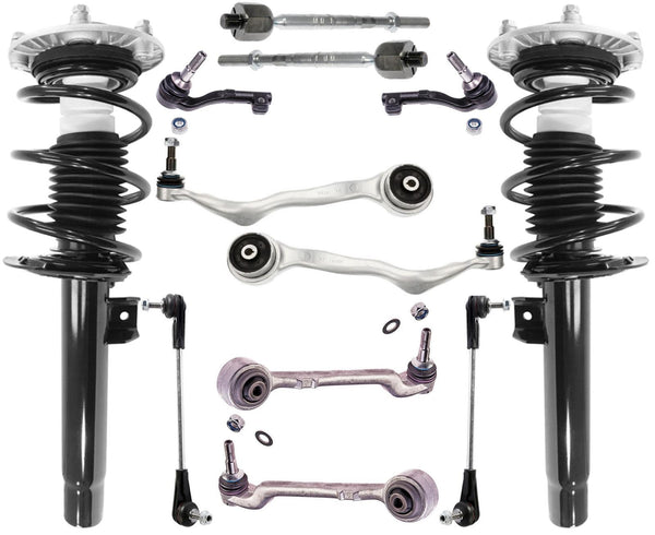 Front Struts Control Arms Tie Rods & Link For BMW 328i Rear Wheel Drive 2012-16