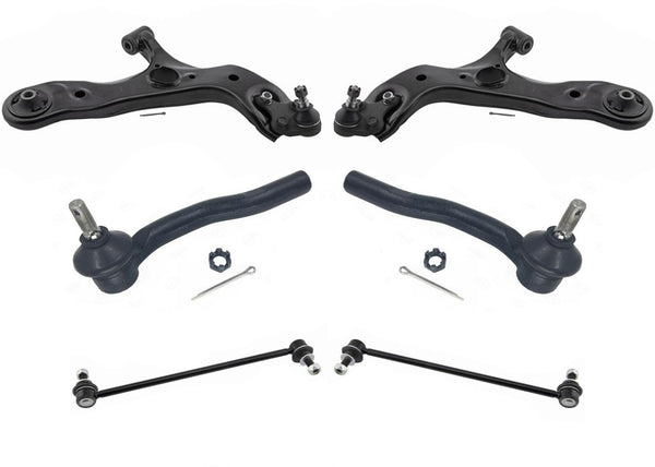 Front Lowr Control Arms Tie Rods Links for Lexus HS250H 10-12 Scion TC 11-16