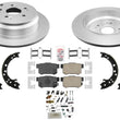 Rear GEO Coated Disc Brake Rotors Disc Brake Pads for Acura RDX 2007-2012