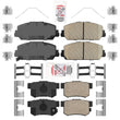 Front & Rear AmeriPro Ceramic Disc Brake Pads for Acura ILX 2019-2022