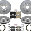 Front & Rear Disc Brake Rotors Pads For Cadillac CTS 14-2019 w/ 321MM F Rotors