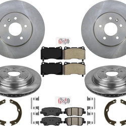 Front & Rear Disc Brake Rotors Pads For Cadillac CTS 14-2019 w/ 321MM F Rotors