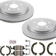 Coated Disc Brake Rotors Disc Brake Pads For Cadillac CTS 16-19 315MM Rear Rot