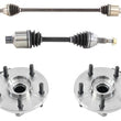 Front Hub Bearings CV Drive Axle Shafts For Grand Caravan 3.6L 4.0L 2008-2019