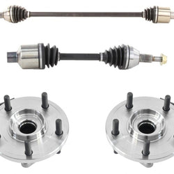Front Hub Bearings CV Drive Axle Shafts For Grand Caravan 3.6L 4.0L 2008-2019