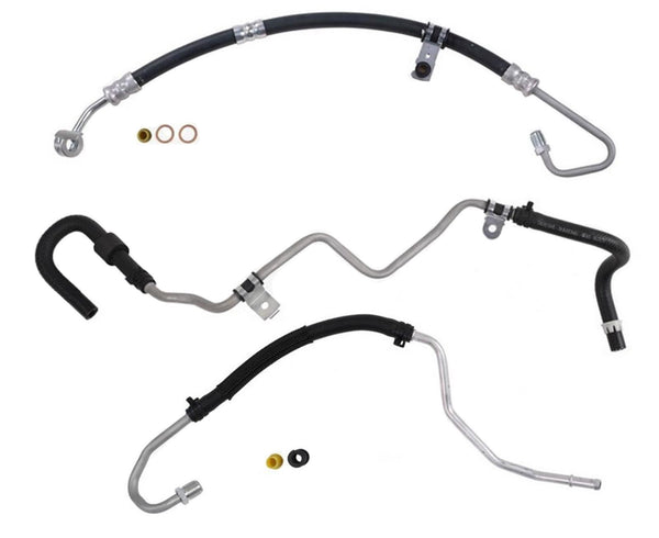 Power Steering Pressure & Return Hose kit For Toyota Rav4 Rav-4  2001-2003 3Pc