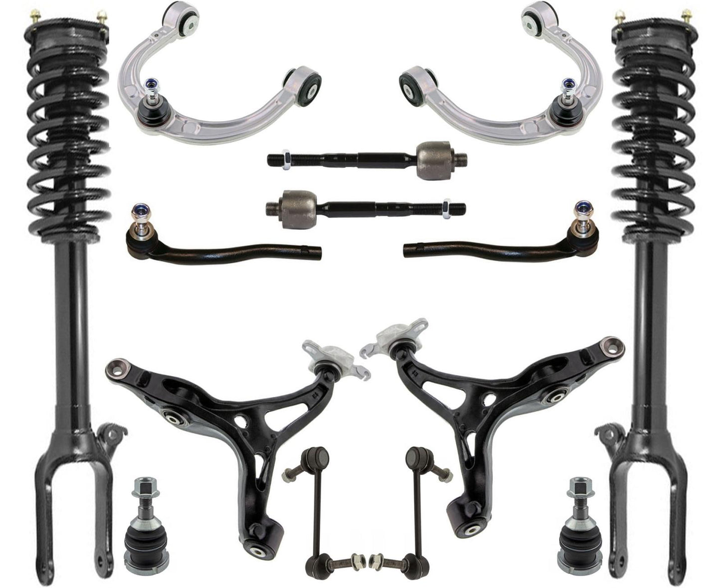 Front Struts Control Arms Tie Rods & Links For Mercedes Benz R350 2006 2007 2013
