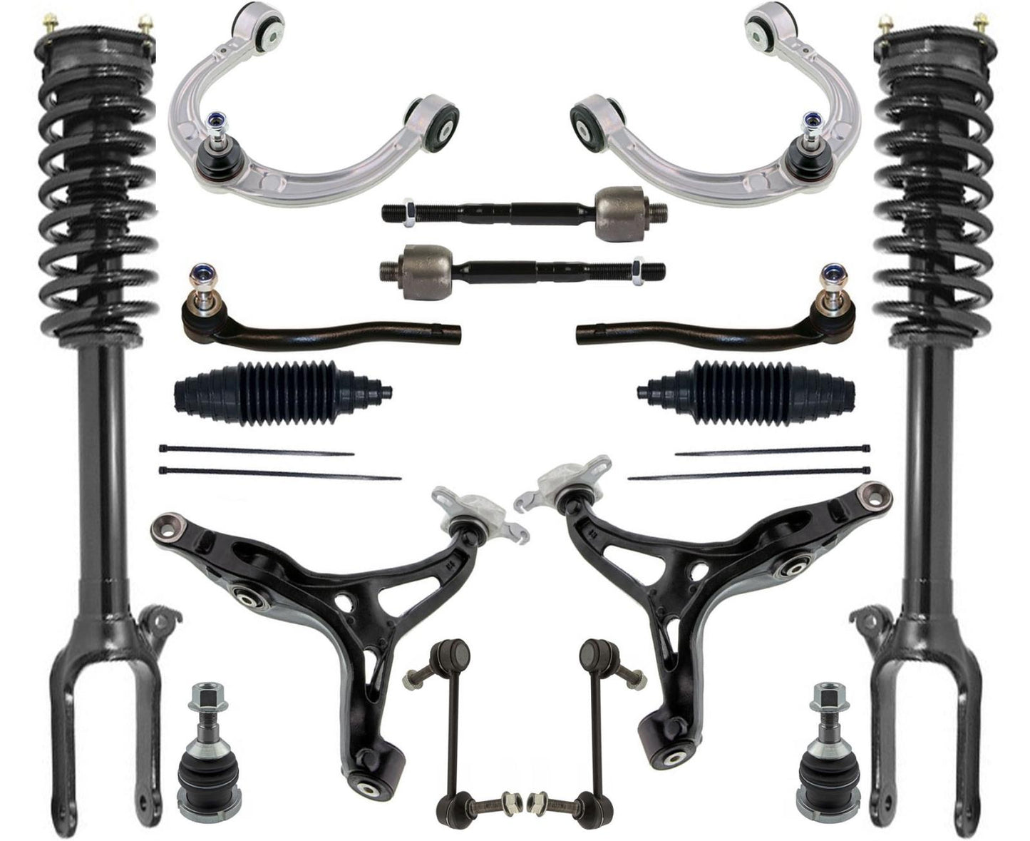Front Struts Control Arms Tie Rods & Links For Mercedes Benz R350 2006 2007 2013