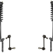 Front Complete Struts & Links For Mercedes Benz R350 2006-13 W/O Air Suspension