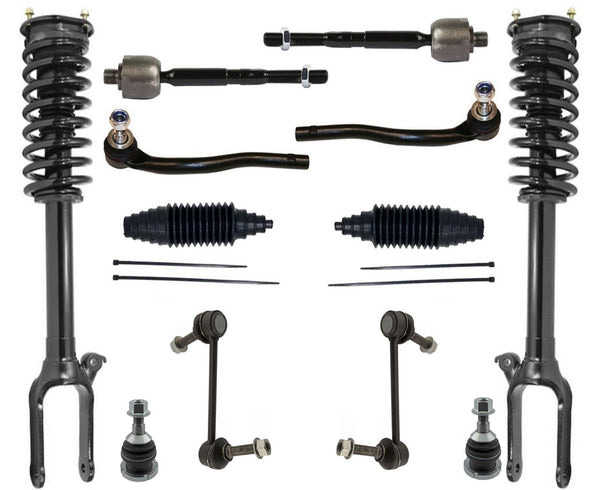 Front Struts Ball Joints Tie Rods & Links For Mercedes Benz R350 2006-2013