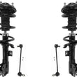 Front Complete Struts & Sway Bar Links For Lancer ES Manual Transmission 08-17