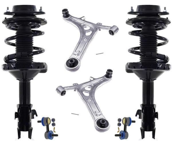 Front Struts & Control Arms & Links For Subaru WRX STI Hatchback 05/01/08-2011