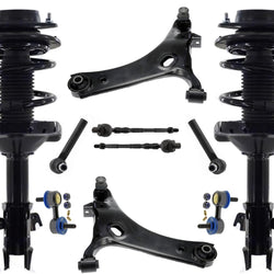 Front Struts Control Arms Tie Rods & Links For WRX STI Hatchback 2012-2014