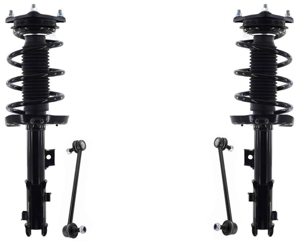 Front Complete Struts W/ Coil Spring Assembly & Links For Kia Soul 2014-2019