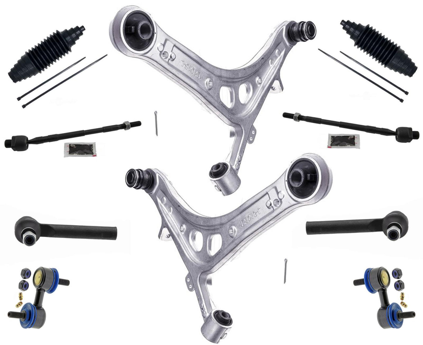 Brazos de control delanteros, rótulas, tirantes y enlaces para Subaru WRX STI 2008-2011