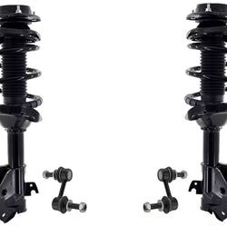 Front Complete Struts W/ Coil Spring & Links For Subaru Forester 2.5L 2017-2018