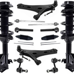 Front Struts Control Arms Tie Rods & Links For Subaru Forester 2.5L 2017-2018