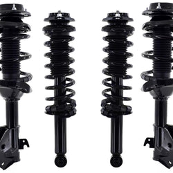Front & Rear Complete Struts W/ Coil Spring Assembly For Subaru Forester XT 2017