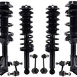 Puntales delanteros y traseros con resorte helicoidal y enlaces para Subaru Forester 2.5L 2017