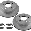 03 Fits Dodge Ram Van 1500 2500 3500 Rear Brake  Rotors & Pads