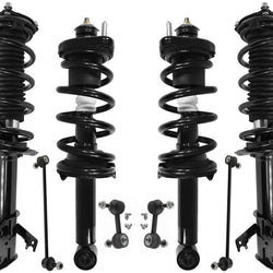 Front & Rear Complete Struts & Links For Honda CR-V Front Wheel Drive 2015-2016