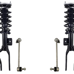 Front Struts W/ Coil Spring & Links For Tesla 3 All Wheel Drive 2017-2023