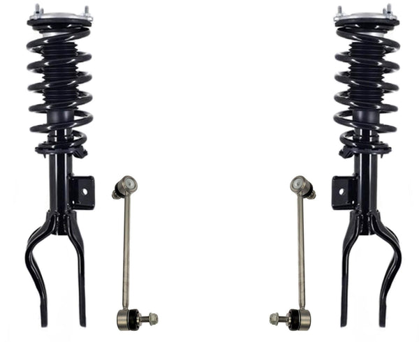 Front Struts W/ Coil Spring & Links For Tesla 3 All Wheel Drive 2017-2023