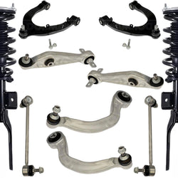 Front Struts Upper & Lower Arms & Links For Tesla 3 All Wheel Drive 2017-2023