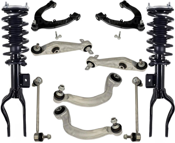 Front Struts Upper & Lower Arms & Links For Tesla 3 All Wheel Drive 2017-2023
