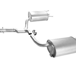 Rear Dual Exhaust Muffler With Chrome Tips For Lexus  IS250 2.5L 2006-2013