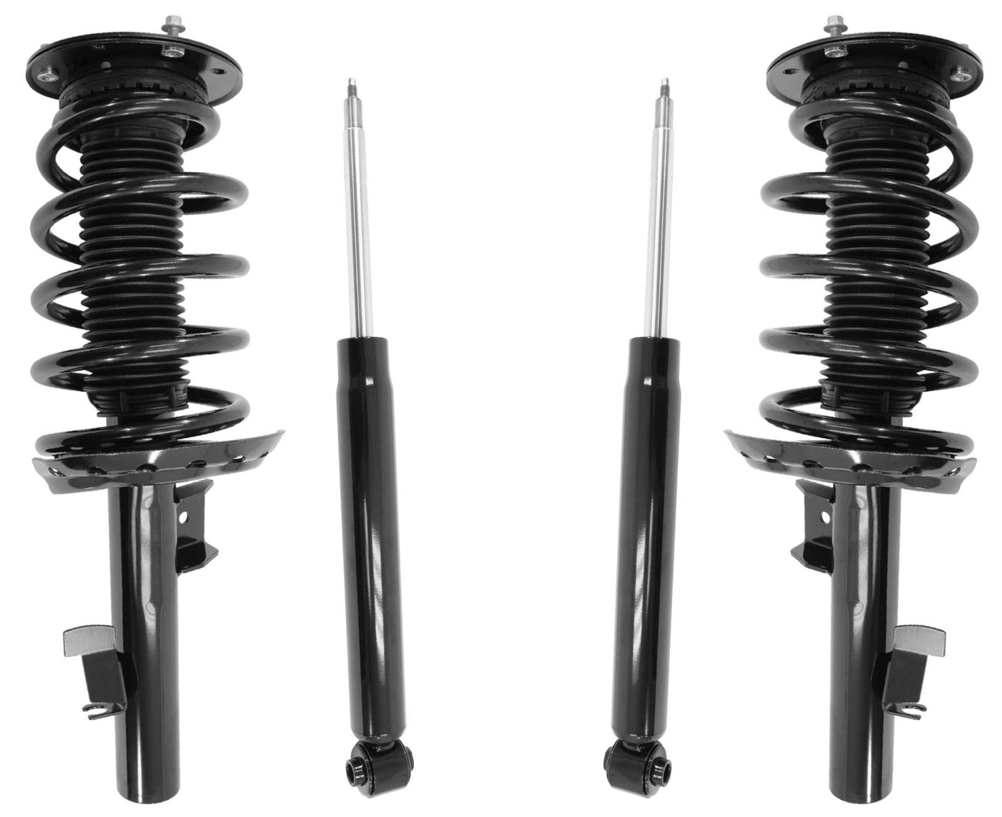 Front Complete Struts W/ Coil Springs & Rear Shocks For Volvo XC60 2010-2017