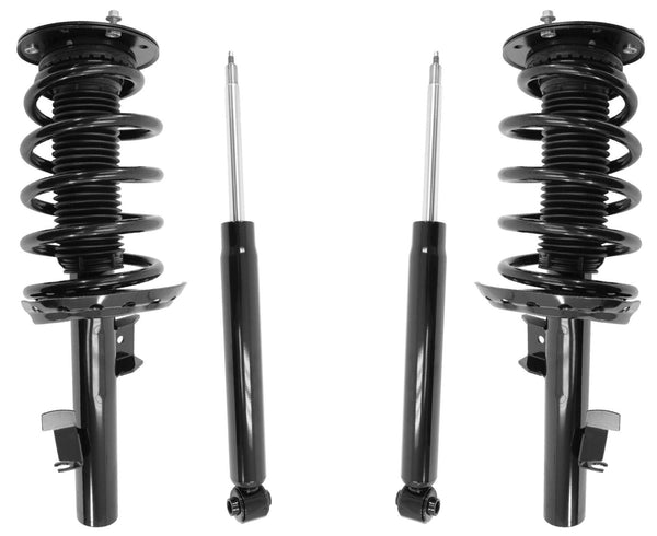 Front Complete Struts W/ Coil Springs & Rear Shocks For Volvo XC60 2010-2017