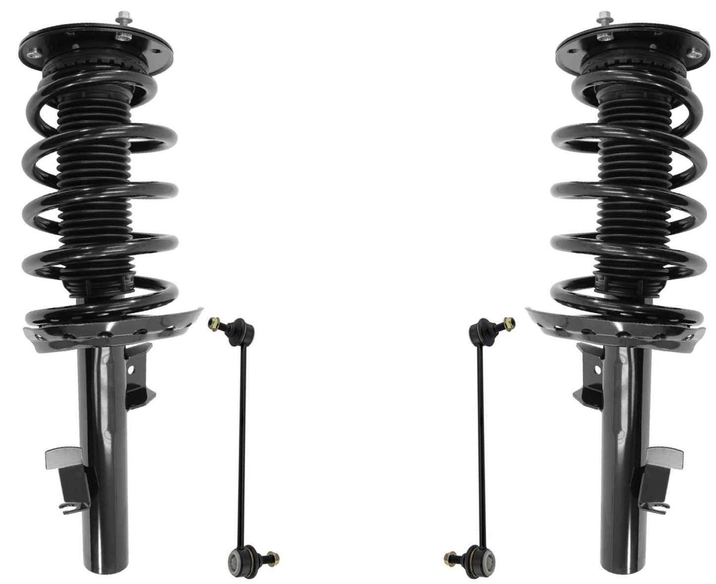 Front Complete Struts W/ Coil Spring Assembly & Links For Volvo XC60 2010-2017