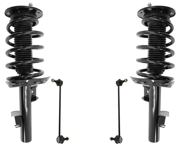 Front Complete Struts W/ Coil Spring Assembly & Links For Volvo XC60 2010-2017