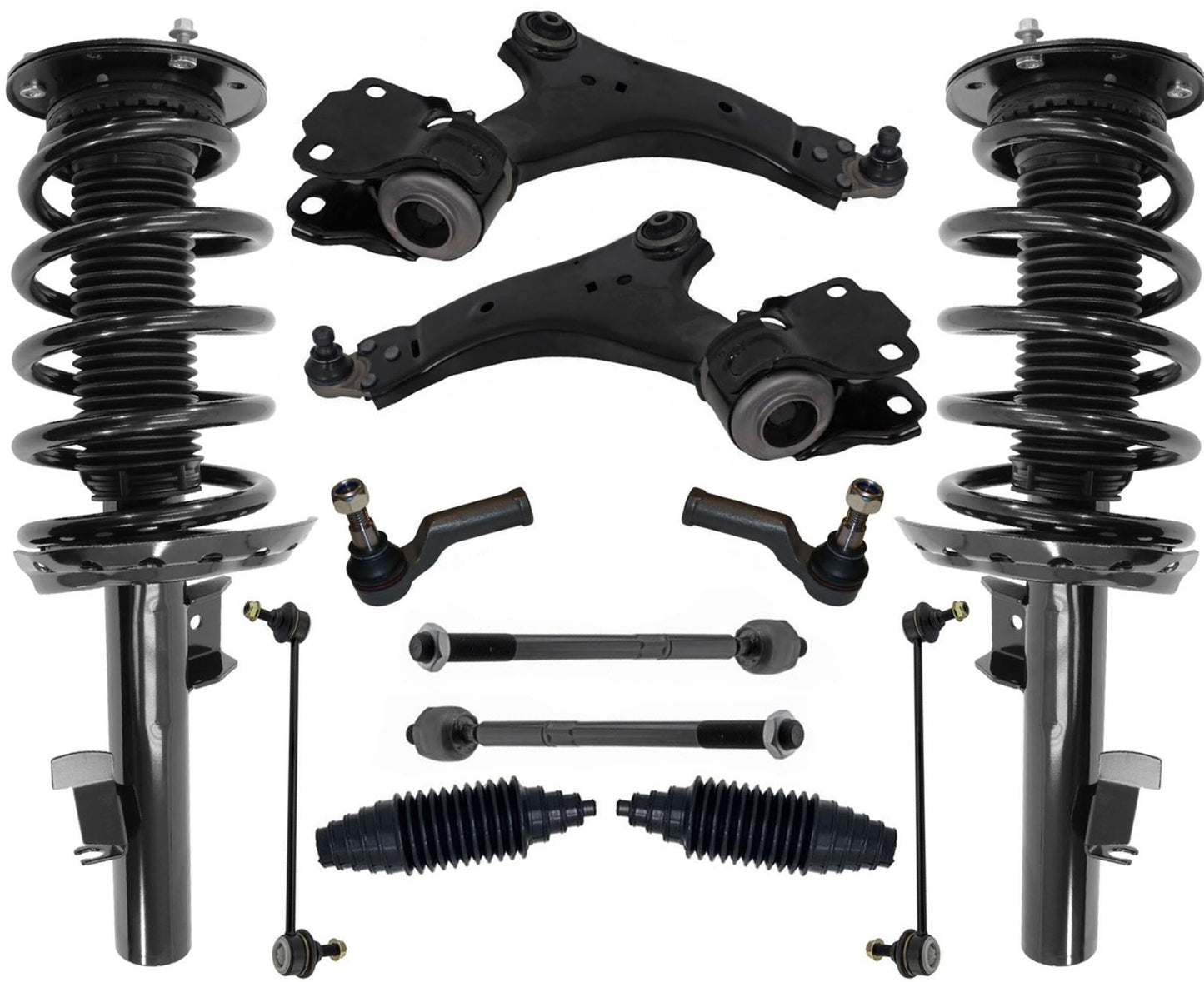 Brazos de control inferiores delanteros completos, tirantes y enlaces para Volvo XC60 10-2017