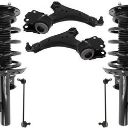 Front Complete Sruts Lower Control Arms & Sway Bar Links For Volvo XC60 10-2017