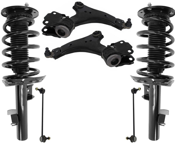 Front Complete Sruts Lower Control Arms & Sway Bar Links For Volvo XC60 10-2017