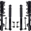 Front Struts W/ Coil Spring Rear Shocks & Links For Lexus RX450H 2016-2020