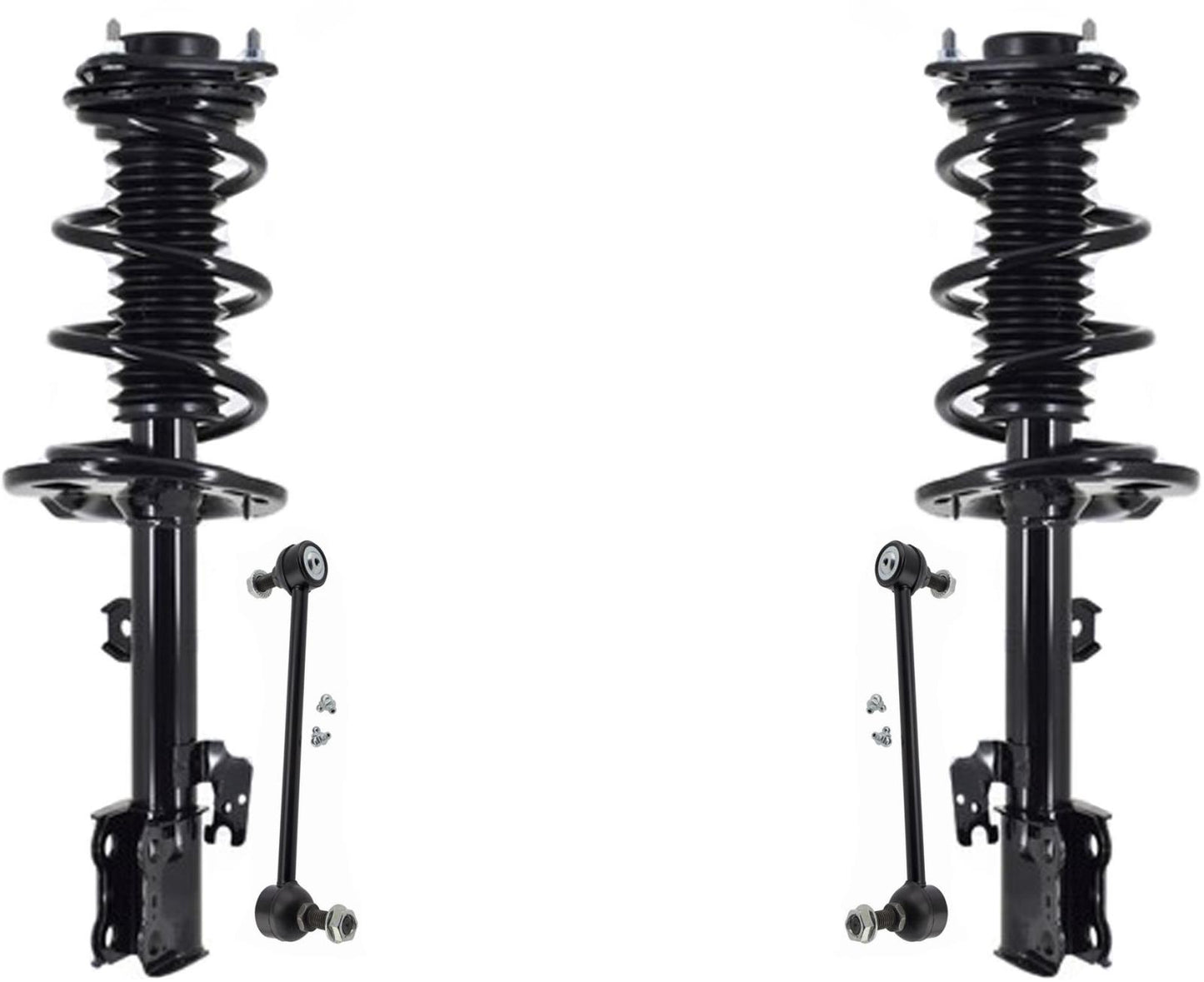 Front Complete Struts W/ Coil Spring Assembly & Links For Lexus RX450H 16-2020