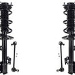 Puntales delanteros completos con conjunto de resorte helicoidal y enlaces para Lexus RX450H 16-2020