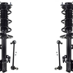 Front Complete Struts W/ Coil Spring Assembly & Links For Lexus RX450H 16-2020