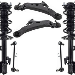 Front Struts W/ Coil Spring Lower Control Arms & Links For Lexus RX450H 16-2020