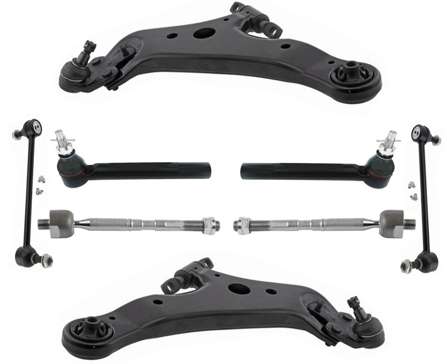 Brazos de control inferiores delanteros, rótulas, varillas de amarre y enlaces para Lexus RX350 2016-2021