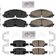 Front and Rear AmerPro Ceramic Pads with Hardware For GMC Canyon 2021-2022