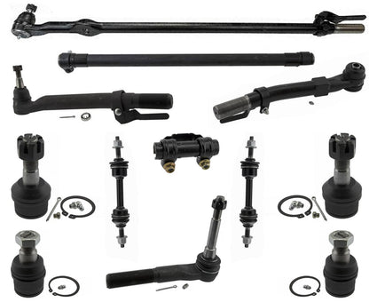 Enlace de arrastre de extremos de barra de acoplamiento exterior para Ford F250 Super Duty 4 ruedas motrices 2017-22