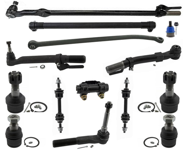 Outer Tie Rod Drag Link Track Bar For Ford F-250 Super Duty 4 Wheel Drive 17-22