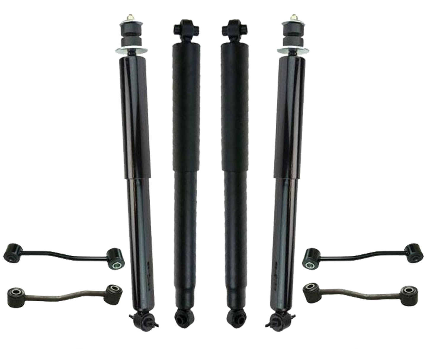 Front & Rear Shocks Sway Bar Links For Jeep Grand Cherokee 1999-2004