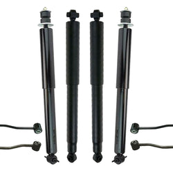 Front & Rear Shocks Sway Bar Links For Jeep Grand Cherokee 1999-2004