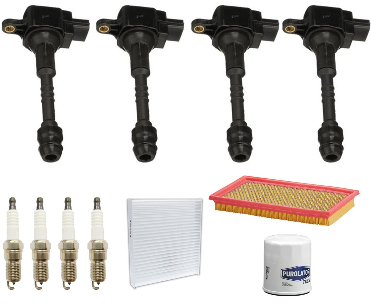 Bobina de encendido directo, bujías y filtros para Nissan Sentra 1.8L 2002-2006