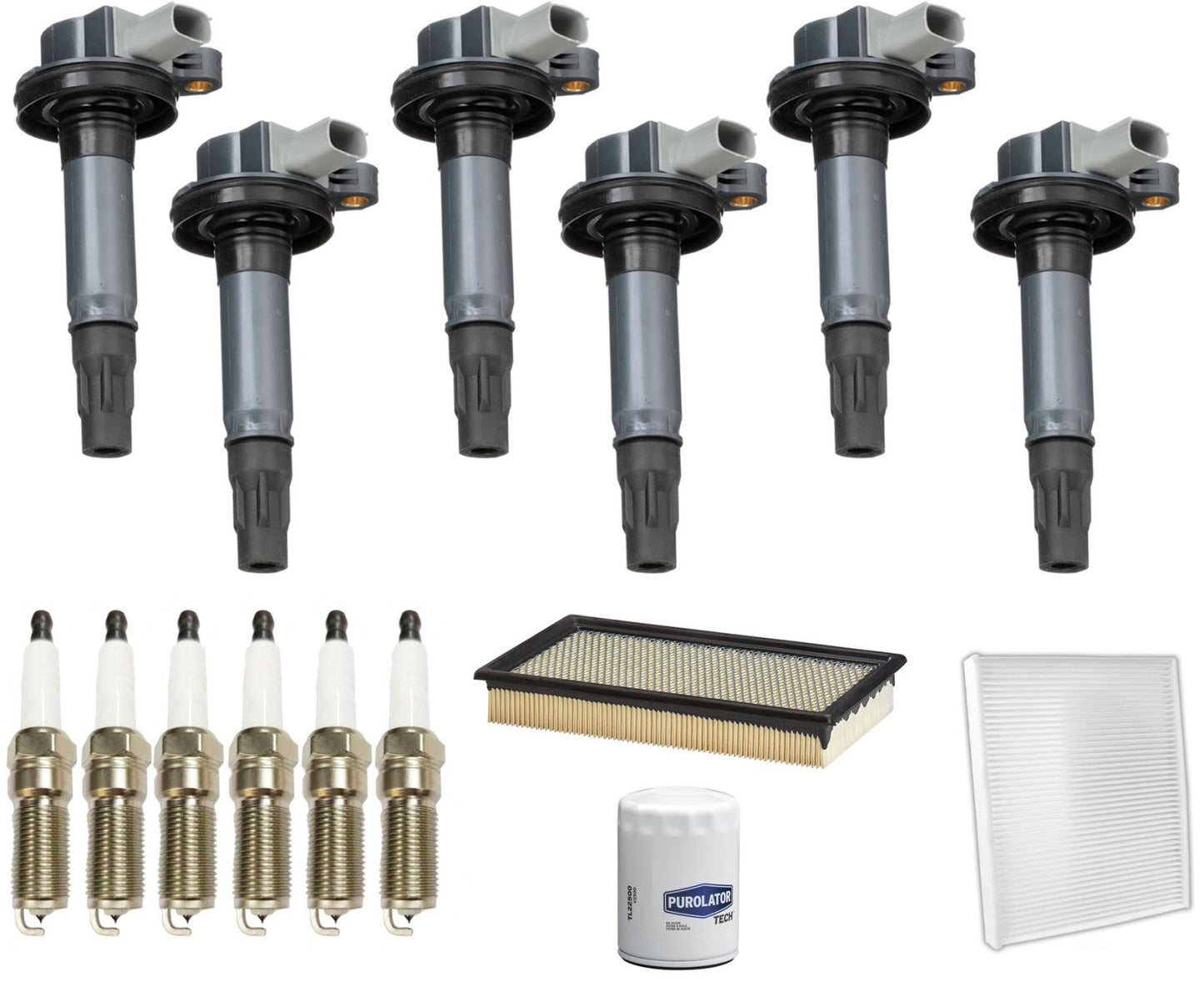 Direct Ignition Coil Spark Plugs & Filters For Ford Taurus 3.5L Turbo 2010-2012